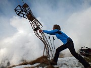 Passo della Manina e Monte Sasna da Lizzola (14-11-2014)